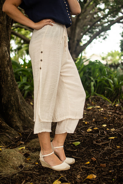 Button Fisherman Pant