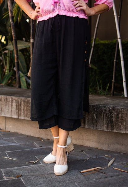 Button Fisherman Pant