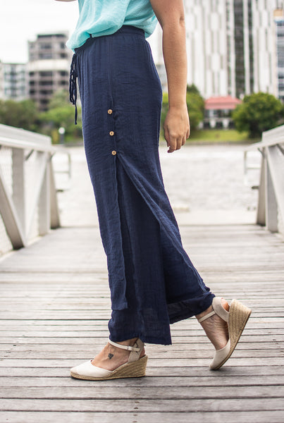 Button Fisherman Pant