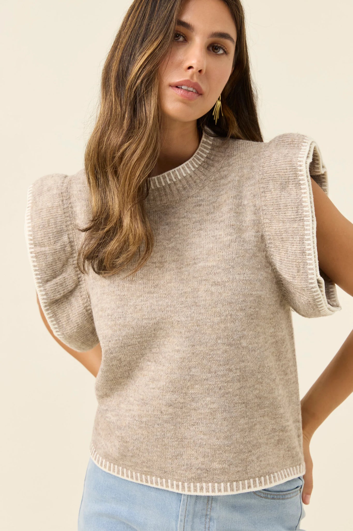 Athena Frill Knit – AURA Fashion