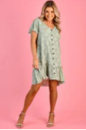 Button Dress
