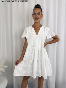 Brookie Dress White