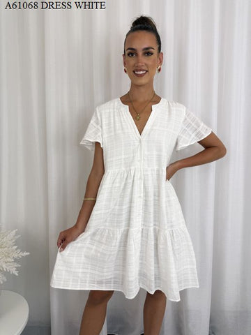 Brookie Dress White