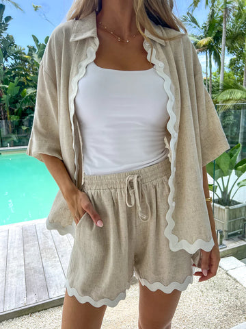 Carlson Ricrac Shorts