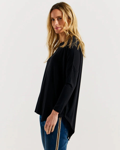 Clemont Asymmestrical Bamboo top