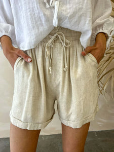 Lucciana Linen Shorts