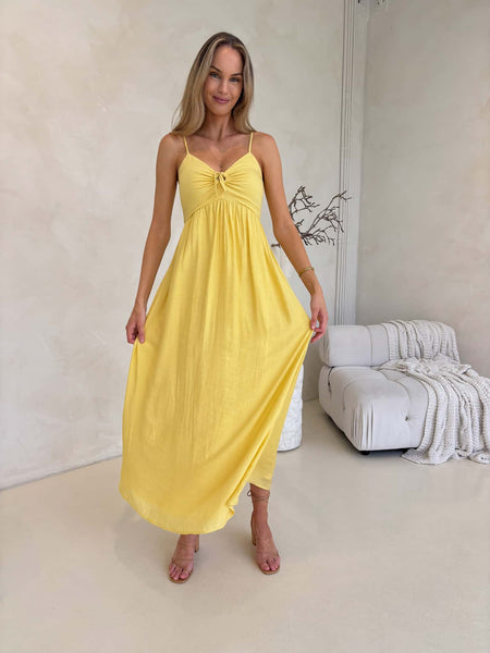 Sunset Maxi Dress Yellow
