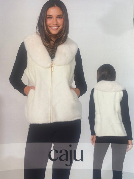 Caju Faux Fur Vest