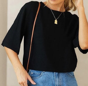 Leisa Linen Top