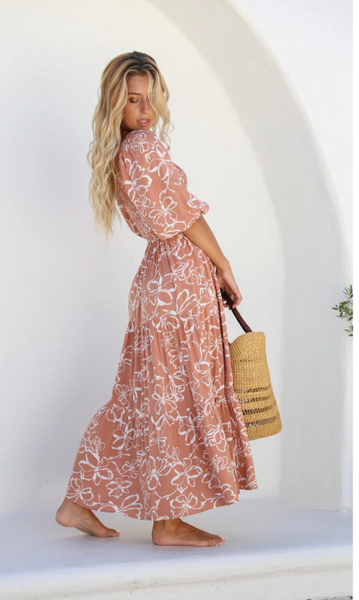 Mahalo Rouched Maxi