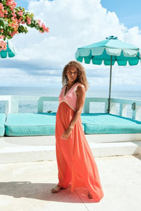 Alegria Spliced Maxi Dress
