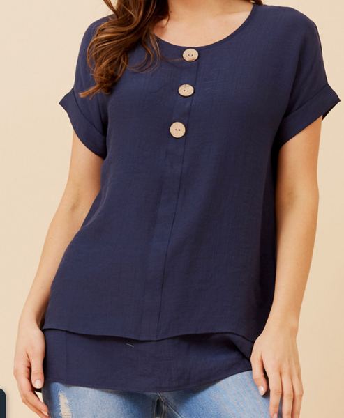 3 Button Top