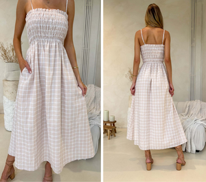 Palm Cove Maxi Gingham
