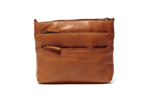 Maggie Leather Cross Body Bag
