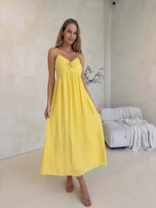 Sunset Maxi Dress Yellow
