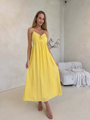 Sunset Maxi Dress Yellow