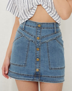 Asha Denim Skirt