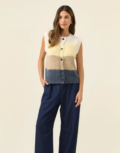 Pallas Striped Knit Vest