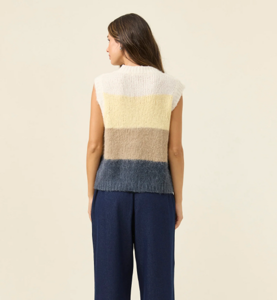 Pallas Striped Knit Vest