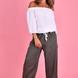 Rouched Pants - Long