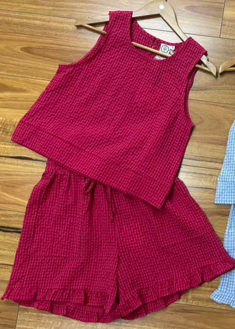 Gingham Shorts