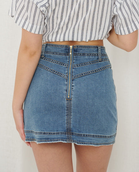 Asha Denim Skirt
