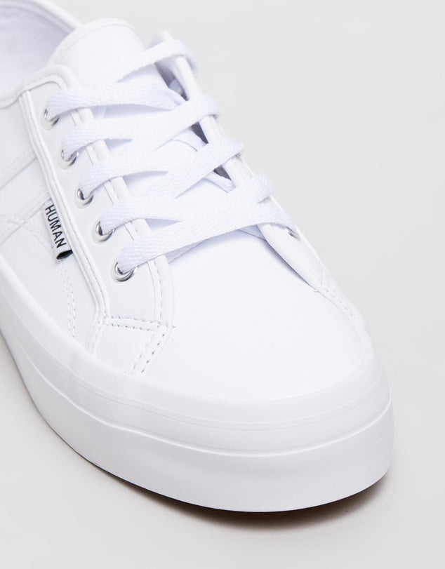 CASS Leather Sneaker WHITE